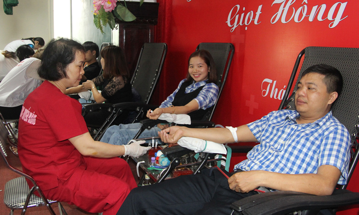 Gần 500 đoàn viên tham gia hiến máu tình nguyện tại Thái Nguyên 