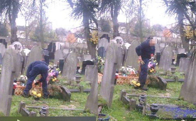 Lén đặt camera theo dõi gần mộ chồng quá cố, người vợ phát hiện điều ngỡ ngàng