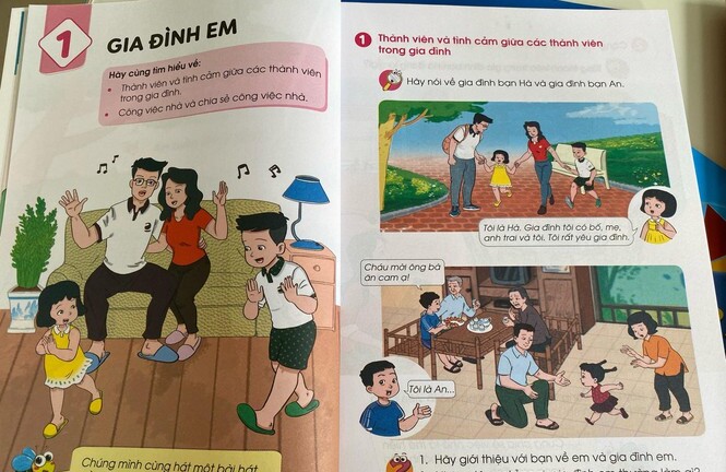 Cận cảnh những trang đầu tiên trong bộ sách giáo khoa mới