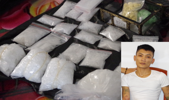 Bắt nam thanh niên 19 tuổi vận chuyển ma túy từ TP.HCM về bán tại Bình Định