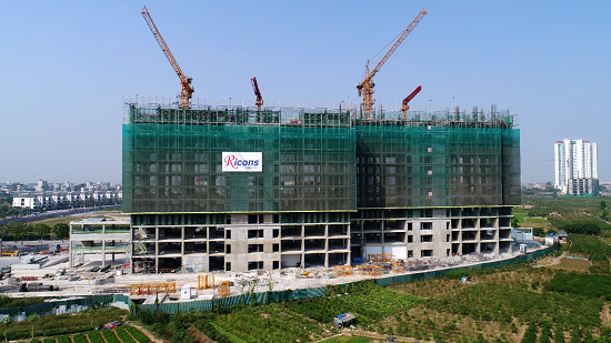 Anland Lakeview: Tốc độ xây dựng nhanh chóng bởi đơn vị thi công chuyên nghiệp 