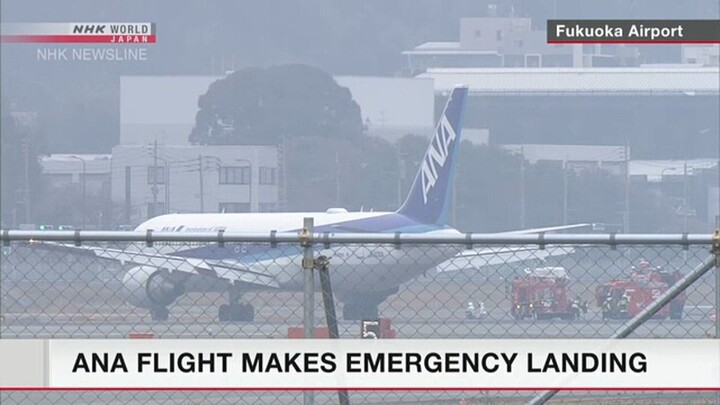 Máy bay Boeing chở 278 người cháy động cơ trên không