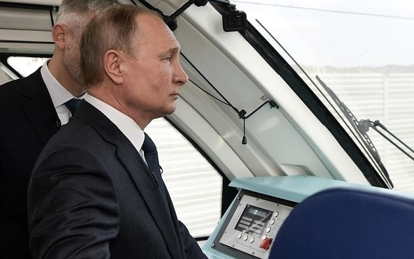 Chính thức khánh thành cầu đường sắt dài nhất châu Âu nối Nga - Crimea