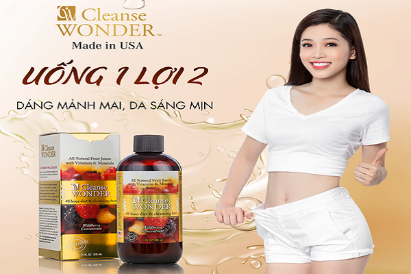 Cleanse Wonder - Sản phẩm số 1 được Á Hậu Phương Nga lựa chọn duy trì vóc dáng thon gọn
