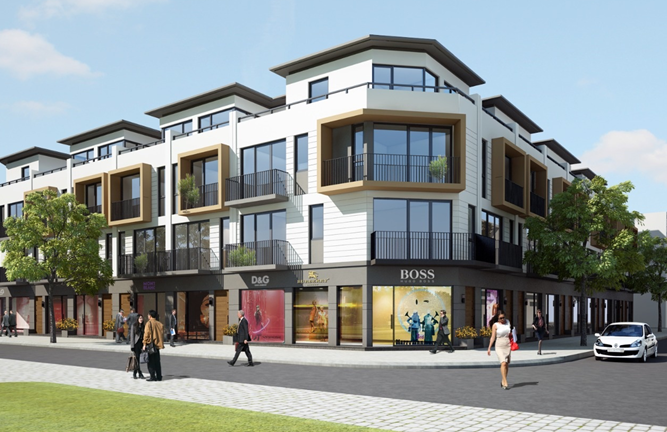 Lợi thế đắt giá của shophouse mặt đường 34m tại dự án Phố Nối House