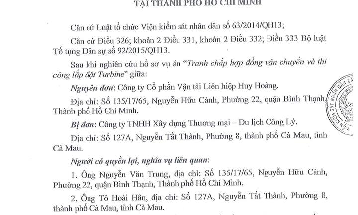 Vụ điện gió Bạc Liêu:  VKSND cấp cao đề nghị hủy toàn bộ bản án 