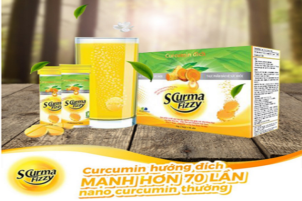 Giải mã viên sủi curcumin hướng đích ScurmaFizzy