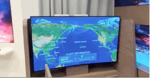  TV LG biến hình từ thẳng thành cong chỉ trong một nốt nhạc