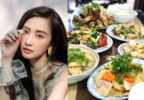 Sao Việt khoe mâm cơm tất niên ngày 30 Tết