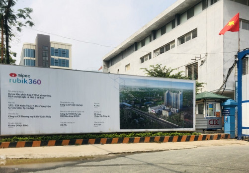 Hà Nội: Dự án 122-124 đường Xuân Thủy, quận Cầu Giấy đang triển khai xây dựng  