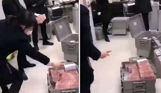 Ngân hàng Trung Quốc khử trùng tiền mặt để tránh lây lan Covid-19