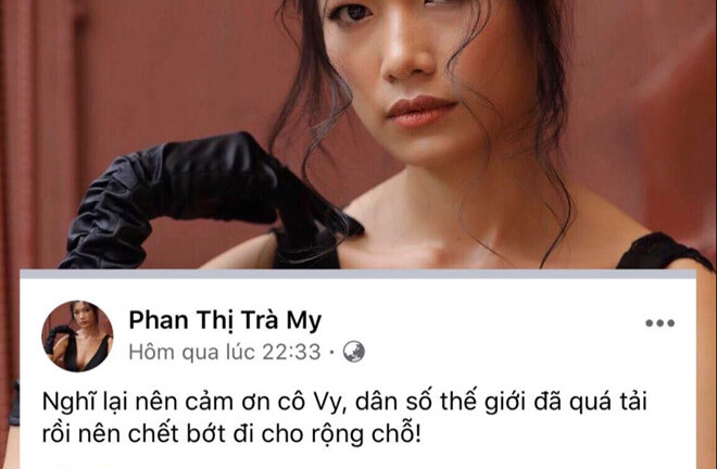 Nữ diễn viên Trà My bị chỉ trích vì phát ngôn sốc giữa lúc dịch Covid-19 bùng phát