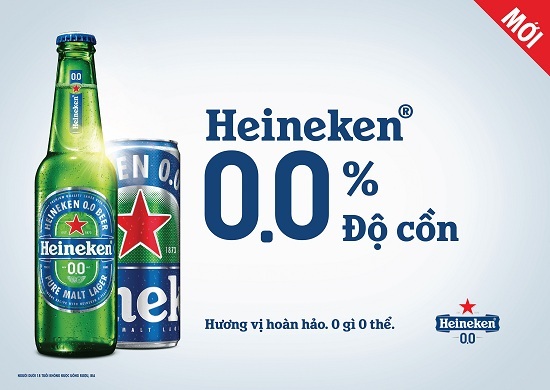 Heineken® 0.0 hiện đã có mặt tại Việt Nam: Hương vị tuyệt hảo với 0.0% độ cồn