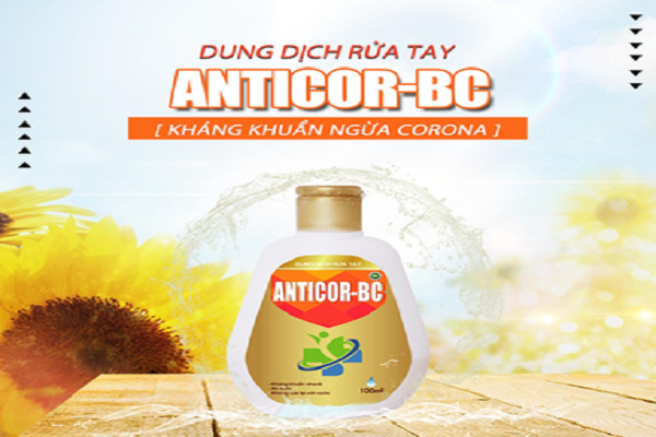 6000 chai nước rửa tay Anticor BC chuẩn Dược đã được tặng cho vùng cách ly bởi công ty Beauty Care Usa