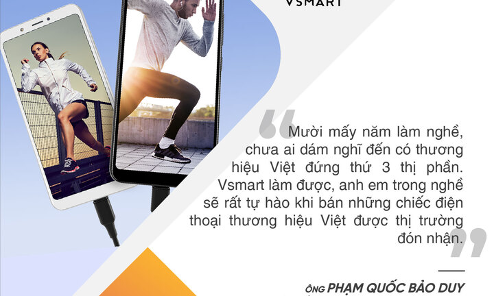 “Chưa ai dám nghĩ có ngày thương hiệu Việt đứng thứ 3 thị trường smartphone” 