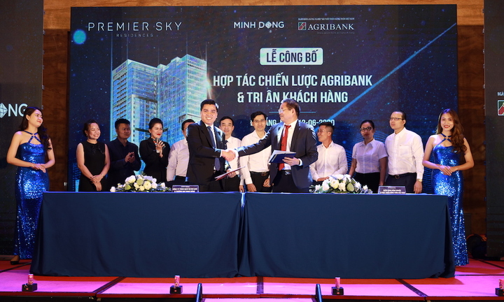 Agribank và công ty Minh Đông hợp tác chiến lược dự án Premier Sky Residences 