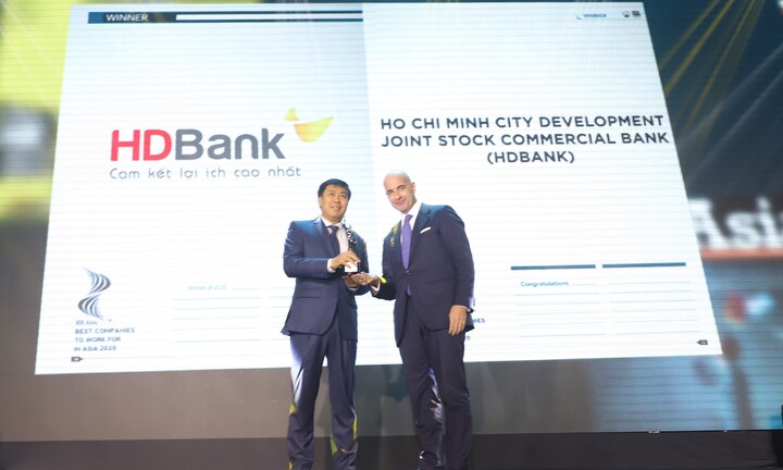 HDBank, ngân hàng Việt Nam duy nhất 3 năm liền vào danh sách ‘Nơi làm việc tốt nhất châu Á