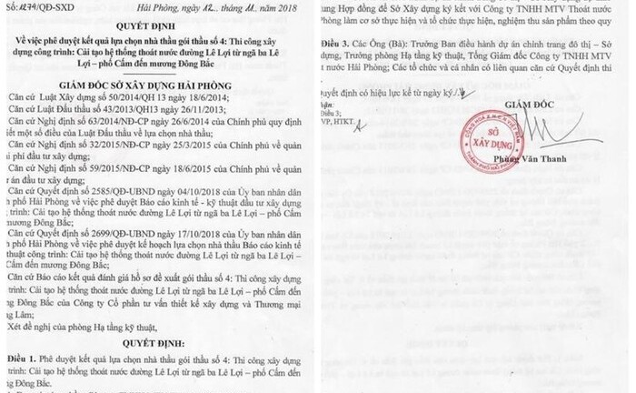 Sở xây dựng Hải Phòng: Nhà thầu “ruột” trúng thầu sát giá khó tin