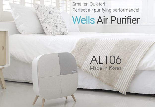 Wells máy lọc không khí số 1 Hàn Quốc lọc bụi siêu mịn 0.3 micromet đã có mặt tại Việt Nam