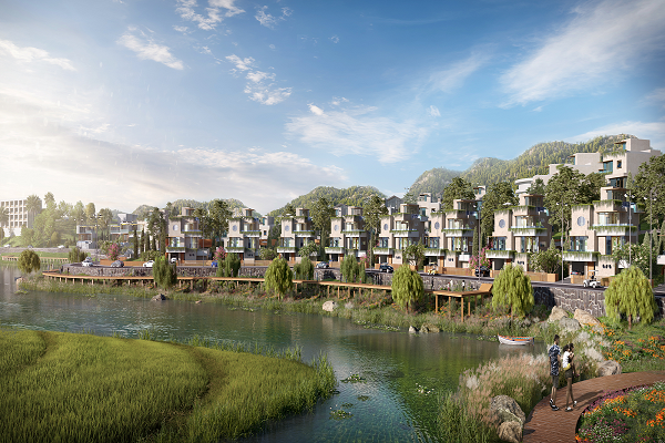 Tiến độ vượt trội của dự án nghỉ dưỡng ven đô đầu tiên tại Hòa Bình