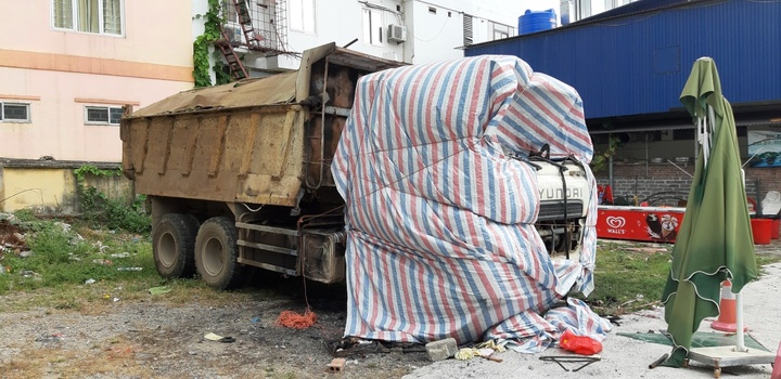 Cát Hải – Hải Phòng: Điều tra vụ tài xế chết cháy bất thường trong cabin xe tang vật vi phạm giao thông