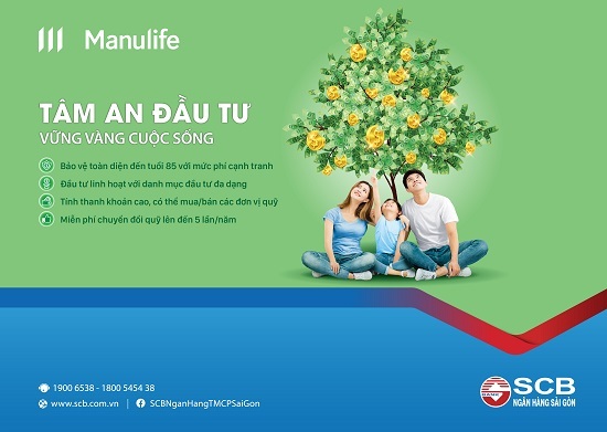 Cùng Manulife Việt Nam và SCB hoạch định tương lai tài chính 
