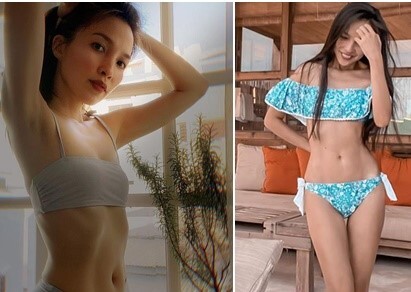 Hiền Thục khoe làn da nâu quyến rũ cùng thân hình đáng ngưỡng mộ