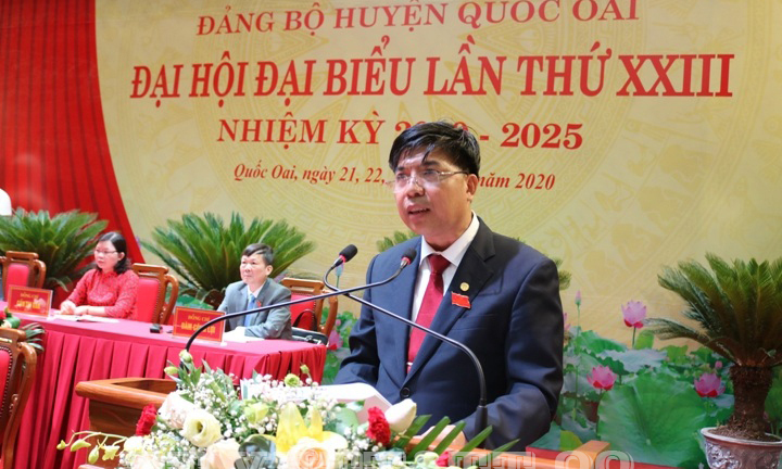 Chủ tịch UBND huyện Quốc Oai không trúng cử Ban chấp hành Đảng bộ huyện