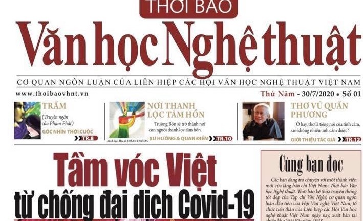 Thời báo Văn học Nghệ thuật ra mắt bạn đọc
