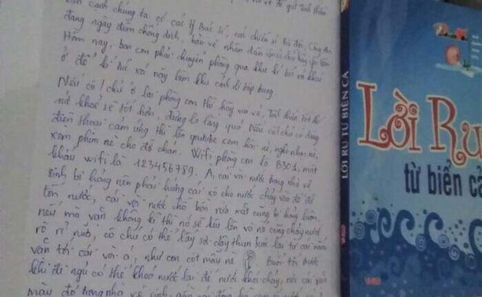 Nữ sinh Đà Nẵng gửi lại bức thư cùng món quà đặc biệt trước khi nhường KTX cho người cách ly