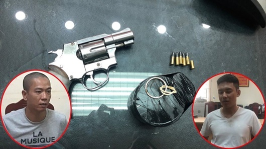 Tạm giam 2 đối tượng cướp ngân hàng BIDV ở Hà Nội