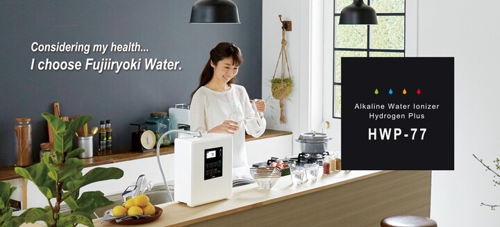 Máy lọc nước ion kiềm Fujiiryoki HWP 77 với 10 tấm điện cực