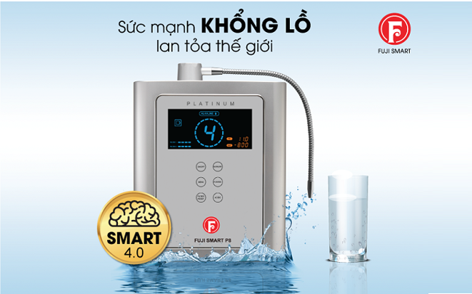 Máy lọc nước ion kiềm Fuji Smart – Sự lựa chọn của những nhà đầu tư sức khỏe thông thái