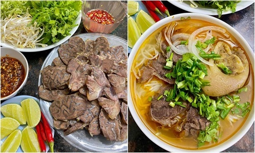 Không được đi du lịch, ở nhà vẫn thưởng thức được món bún giò heo Huế “thập toàn, ngũ đắc”
