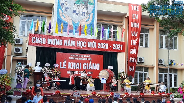 Lễ khai giảng mùa dịch tại ngôi trường dành cho trẻ em kém may mắn