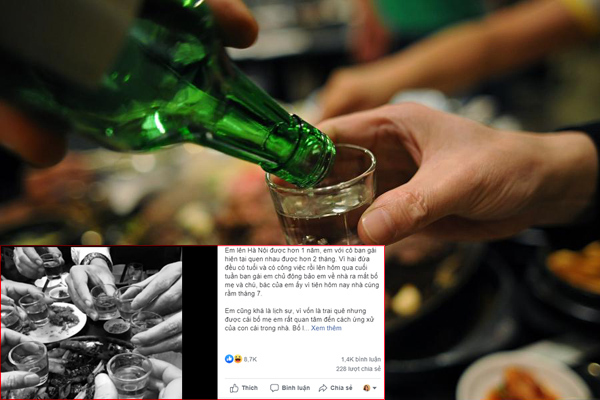 Lần đầu về ra mắt, thanh niên khiến cả nhà gái say mềm và cái kết 