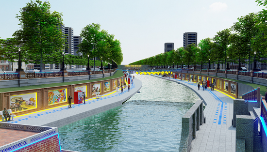 JVE đề xuất cải tạo sông Tô Lịch thành công viên Lịch sử - Văn hoá -Tâm linh