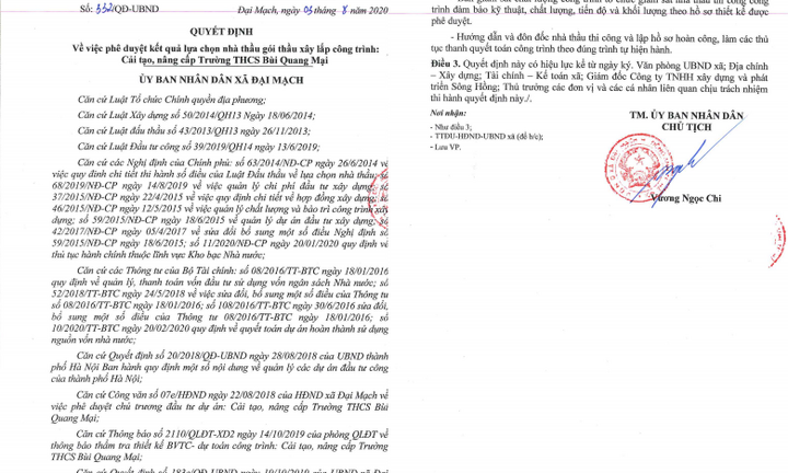 Công ty Sông Hồng có dấu hiệu gian lận hồ sơ dự thầu, trách nhiệm của Chủ đầu tư ra sao?