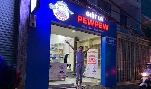 PewPew khai trương tiệm giặt là sau 2 năm bán bánh mỳ: 