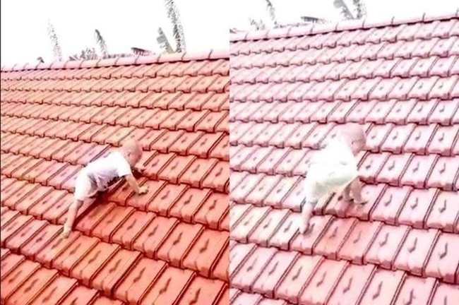 Tin tức đời sống mới nhất ngày 20/10/2020: Xúc động hình ảnh em bé trèo lên mái nhà tránh lũ