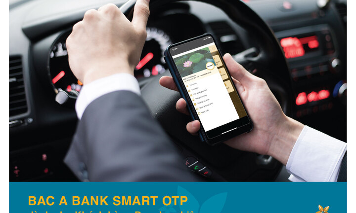 BAC A BANK ra mắt phương thức xác thực Smart OTP dành cho Khách hàng doanh nghiệp