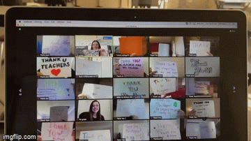 Cô giáo nhận món quà không ngờ tới khi dạy qua Zoom