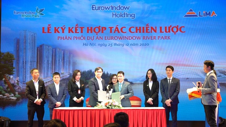Lễ ký kết hợp tác chiến lược phân phối dự án  Eurowindow River Park