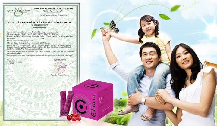 CBINK chiết xuất từ Quả Việt Quất giúp ngừa bệnh tim mạch, giúp giảm cân và giúp tăng vòng 1 tự nhiên