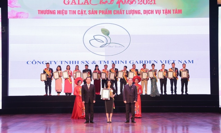 Mỹ phẩm Mini Garden lọt Top 10 thương hiệu tin cậy, sản phẩm chất lượng