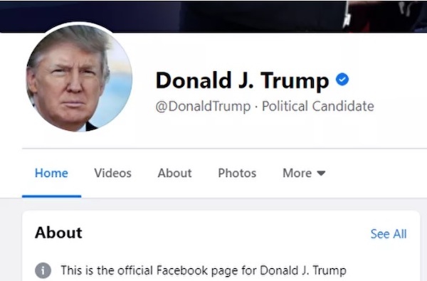 Bỏ chặn tài khoản Tổng thống Trump, Facebook và Twitter không quên đổi luôn chức danh