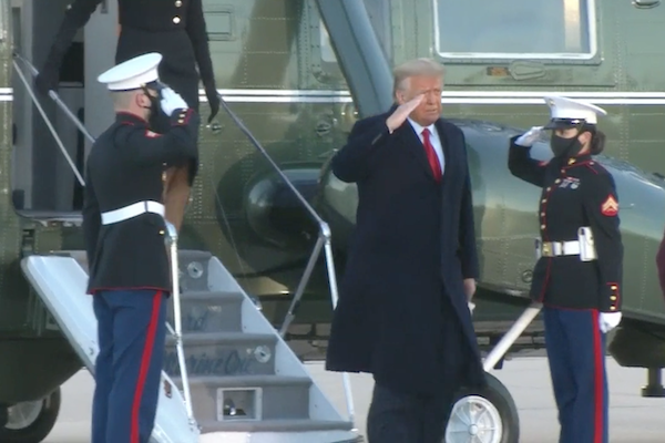 Vợ chồng Tổng thống Trump chính thức rời Nhà Trắng