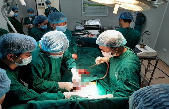 Vĩnh Phúc: Phẫu thuật cứu sống bệnh nhân bị vết thương ở tim, rách tâm nhĩ phải