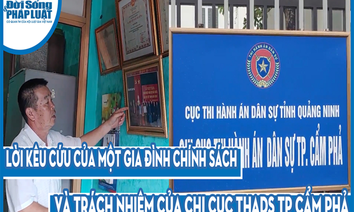 Quảng Ninh: Lời kêu cứu của một gia đình chính sách và trách nhiệm của Chi cục THADS TP Cẩm Phả 