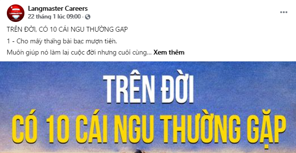Langmaster Careers đem đến những bài học giúp sự nghiệp thăng hoa